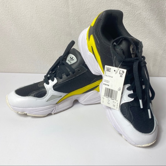 adidas falcon yellow black